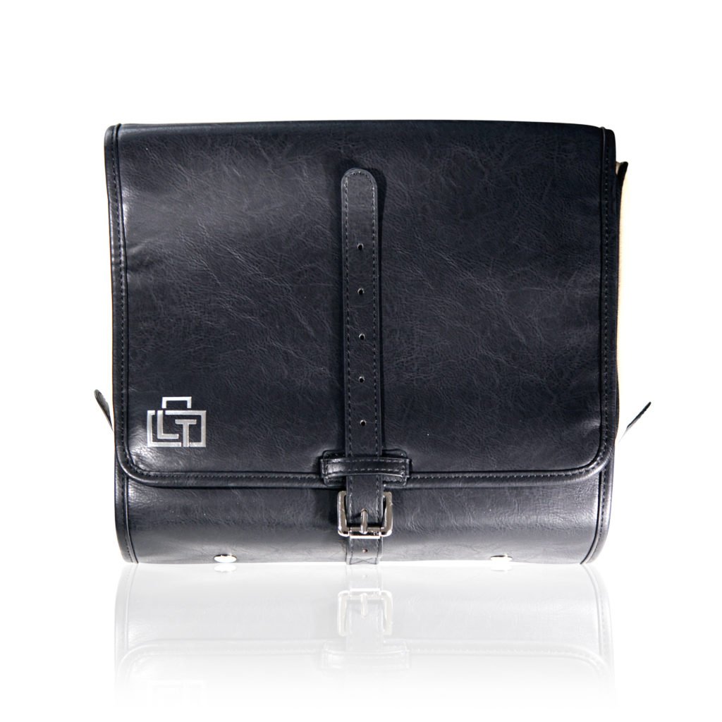 Premium Mens Hanging Leather Wash Bag. German Calf